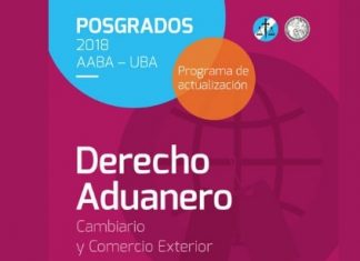 Posgrado de Derecho Aduanero. Abril 2018