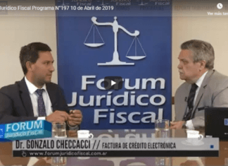 Forum Jurídico Fiscal – PROGRAMA N°197 – 10 DE ABRIL DEL 2019