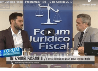 Forum Jurídico Fiscal – PROGRAMA N°198 – 17 DE ABRIL DE 2019