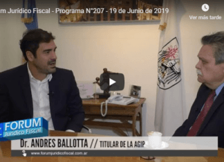 Forum Jurídico Fiscal – PROGRAMA N°207 – 19 DE JUNIO DE 2019
