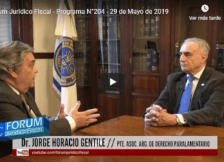 Forum Jurídico Fiscal – PROGRAMA N°204 – 29 DE MAYO DE 2019