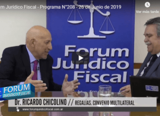 Forum Jurídico Fiscal – PROGRAMA N°208 – 26 DE JUNIO DE 2019