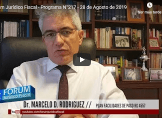Forum Jurídico Fiscal – PROGRAMA N°217 – 28 DE AGOSTO DE 2019