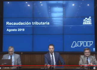 AFIP: Recaudación Agosto 2019 y nuevas medidas