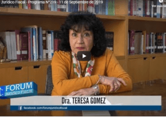 Forum Jurídico Fiscal – PROGRAMA N°219 – 11 DE SEPTIEMBRE DE 2019