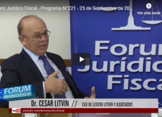 Forum Jurídico Fiscal – PROGRAMA N°221 – 25 DE SEPTIEMBRE DE 2019