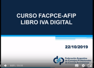 Libro de IVA Digital: capacitación on line FACPCE