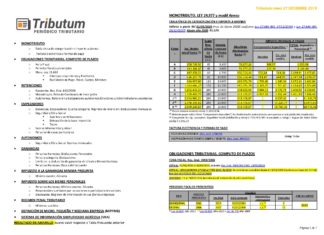 Tablas Tributum: Impositivas, Laborales y Auditoria. AÑO 2020 (actualizada 27/12/2019)