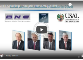 Ciclo Anual Actualidad Tributaria. USAL-Estudio BNC y Asoc. Abril 2020