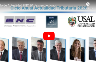 Ciclo Anual Actualidad Tributaria. USAL-Estudio BNC y Asoc. Mayo 2020