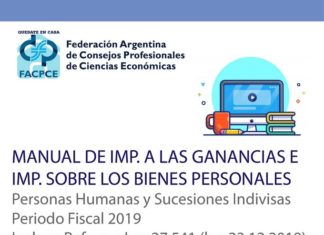 FACPCE. Libro FREE: Manual de impuesto a las Ganancias y Bs Pers. Personas Humanas. DDJJ 2019