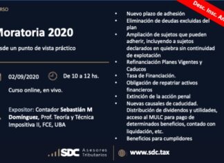 CURSO Moratoria 2020 desde un punto de vista práctico