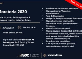 CURSO Moratoria 2020 desde un punto de vista práctico