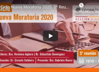 CPCECABA. Ciclo Nueva Moratoria 2020. 5º Reunión