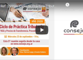 CPCECABA. Ciclo de Práctica Tributaria. Septiembre 2020