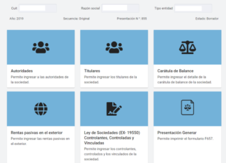 Participaciones societarias y Rentas pasivas: ya disponible