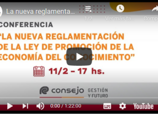 CPCECABA. Conferencia: la nueva reglamentación de la Ley de promoción de la Economía del Conocimiento