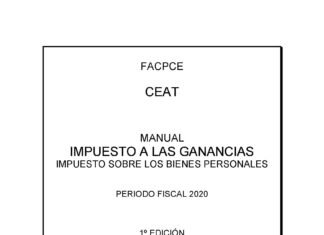 📖 FACPCE. Libro FREE: Manual de impuesto a las Ganancias y Bienes Personales. DDJJ 2020