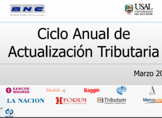 Ciclo Anual Actualidad Tributaria. USAL-Estudio BNC y Asoc. Junio 2021