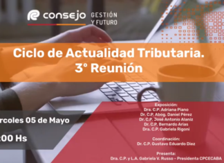 CPCECABA. Ciclo de Actualidad Tributaria. Mayo 2021