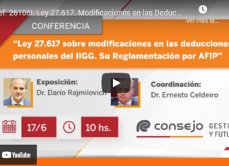 CPCECABA. Ganancias. Deducciones personales. Reglamentación