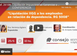 CPCECABA. Ganancias. Deducciones personales. Junio 2021. Liquidación RG 5008