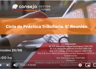 CPCECABA. Ciclo de Práctica Tributaria. Agosto 2021