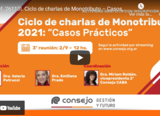 CPCECABA. Ciclo de Monotributo. Reingreso y Permanencia. Septiembre 2021