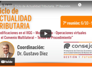 CPCECABA. Ciclo de Actualidad Tributaria. Octubre 2021