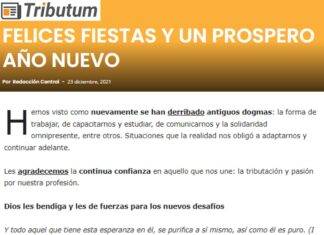FELICES FIESTAS Y UN PROSPERO AÑO NUEVO