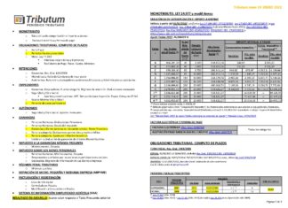 Tablas Tributum: Impositivas, Laborales y Auditoria (actualizada 24/01/2022)
