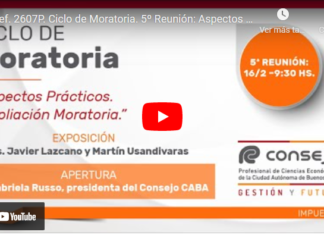 CPCECABA. Ciclo de Moratoria (5): Aspectos Prácticos. Ampliación