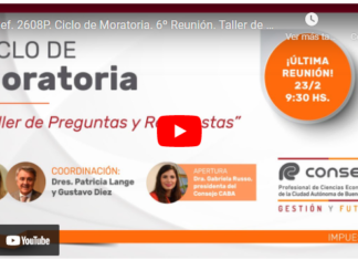 CPCECABA. Ciclo de Moratoria (6): Preguntas y Respuestas