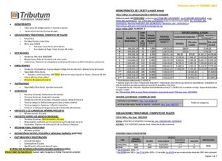 Tablas Tributum: Impositivas, Laborales y Auditoria (actualizada 01/02/2022).