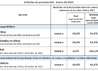 Res 97/2022. MTESS. Laboral. Empleadores. REPRO II. Subsidio. ENERO 2022. Parámetros