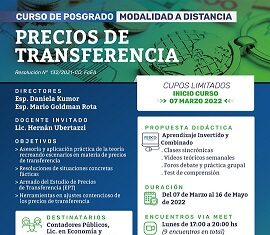 Precios de Transferencia: curso de Posgrado