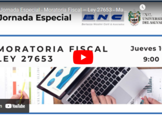 Jornada Especial: Moratoria Fiscal. USAL-Estudio BNC y Asoc. Marzo 2022