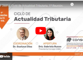 CPCECABA. Ciclo de Actualidad Tributaria. Marzo 2022