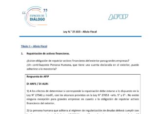 Espacio de diálogo AFIP. Alivio Fiscal. Deudas. Moratoria. Marzo 2022