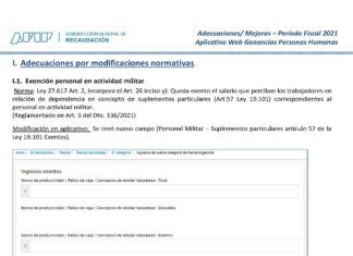 Ganancias DDJJ 2021. Personas Humanas: cambios en el aplicativo de inminente publicación