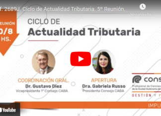 CPCECABA. Ciclo de Actualidad Tributaria. Agosto 2022