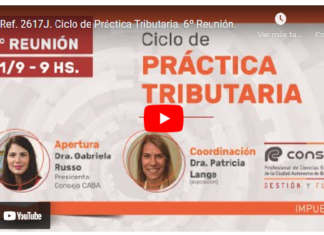 CPCECABA. Ciclo de Práctica Tributaria. Octubre 2022