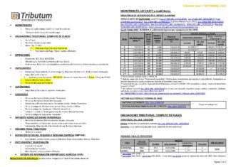 Tablas Tributum: Impositivas, Laborales y Auditoria (actualizada 01/09/2022)