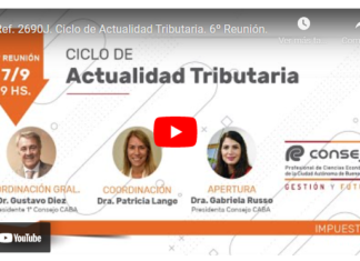 CPCECABA. Ciclo de Actualidad Tributaria. Septiembre 2022