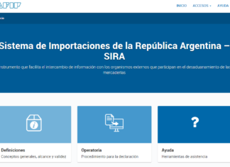 Importadores. Mercaderías destino consumo: micrositio AFIP