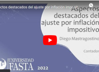 Aspectos destacados del ajuste por inflación impositivo