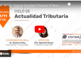 CPCECABA. Ciclo de Actualidad Tributaria. Noviembre 2022