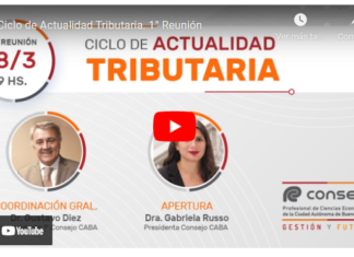 CPCECABA. Ciclo de Actualidad Tributaria. Marzo 2023