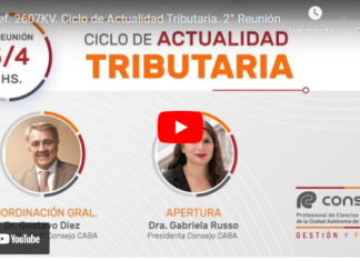 CPCECABA. Ciclo de Actualidad Tributaria. Abril 2023