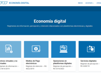 Micrositio AFIP: Economía digital